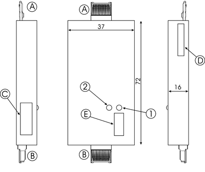 Aufbau der MicroGuard.SHOCK Alarmanlage